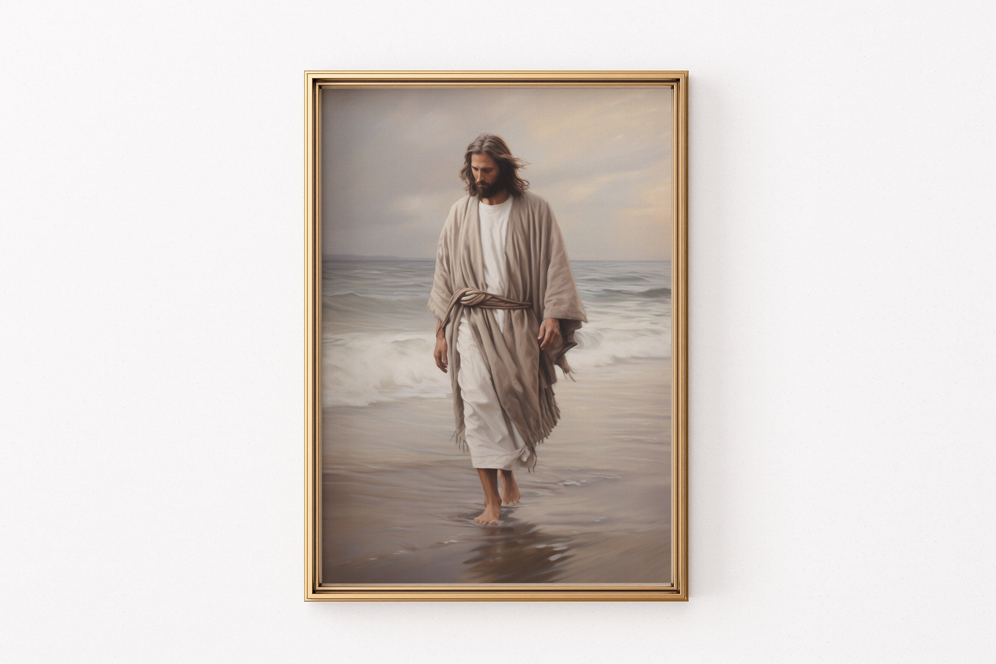 Calm in the Storm-Jesus Christ-Savior Artwork