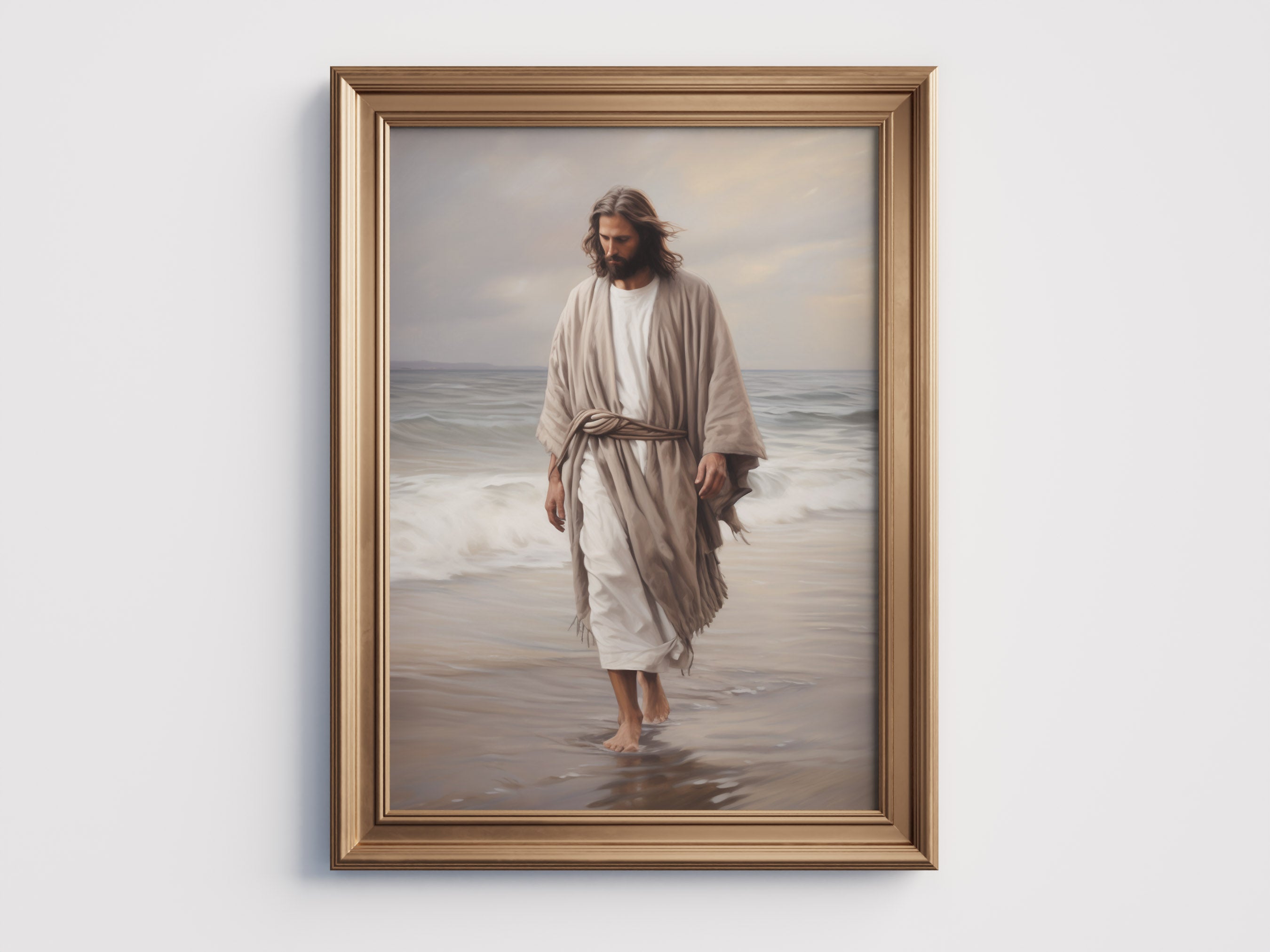 Calm in the Storm-Jesus Christ-Savior Artwork