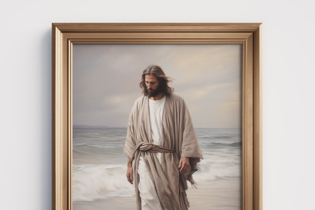Calm in the Storm-Jesus Christ-Savior Artwork