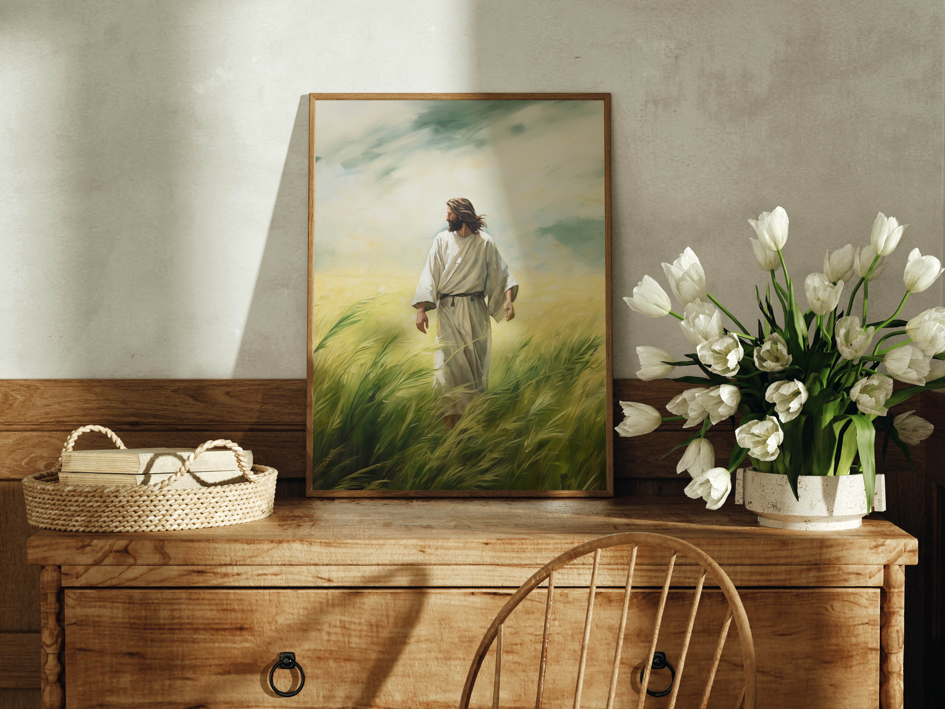 Green Pastures-Jesus Christ-Savior artwork