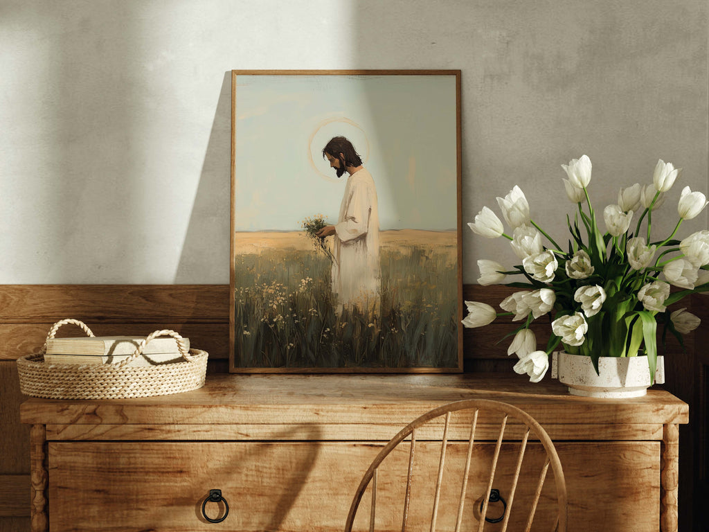 His Gentle Hands-Jesus Christ-Savior artwork