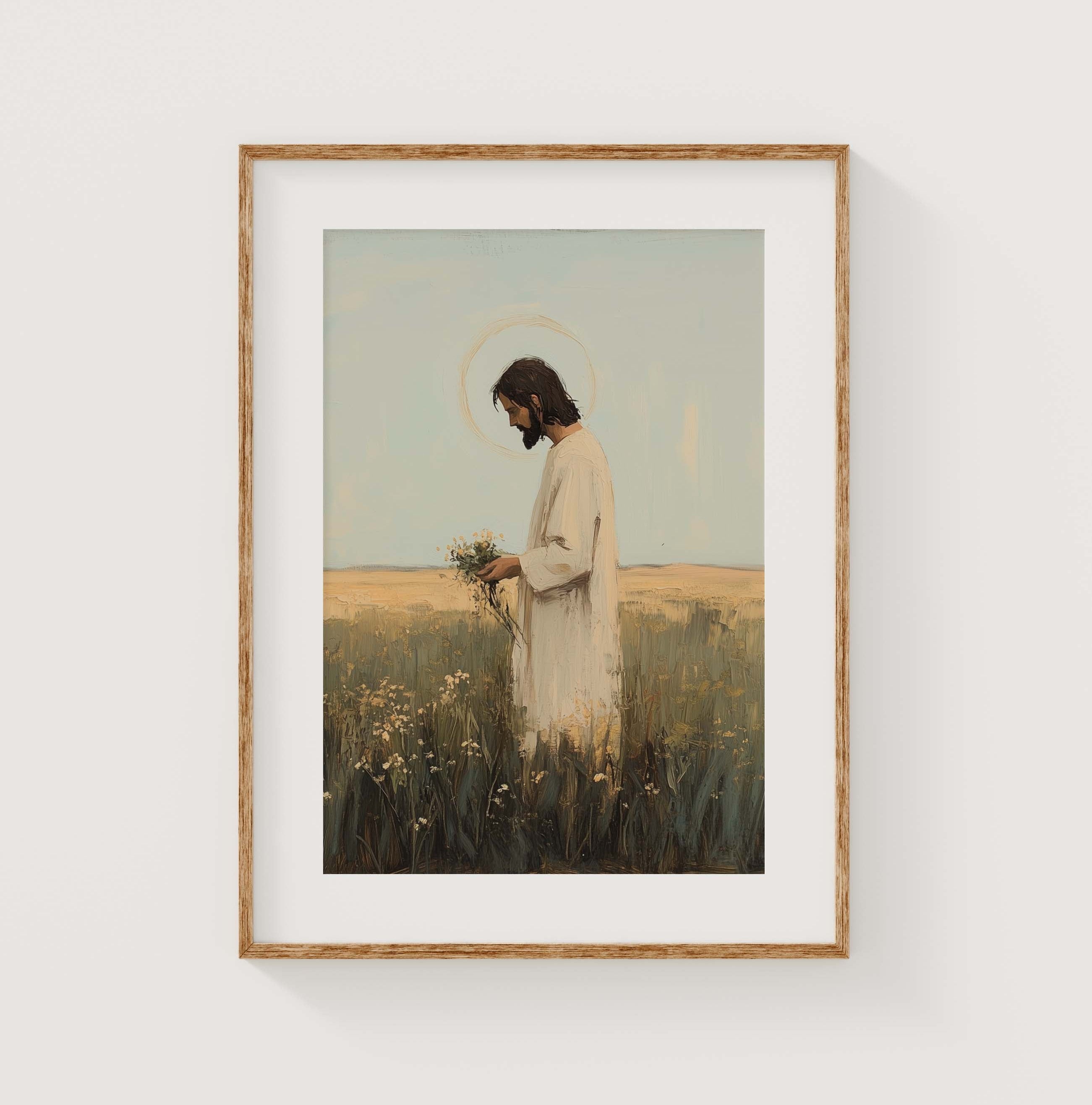 His Gentle Hands-Jesus Christ-Savior artwork
