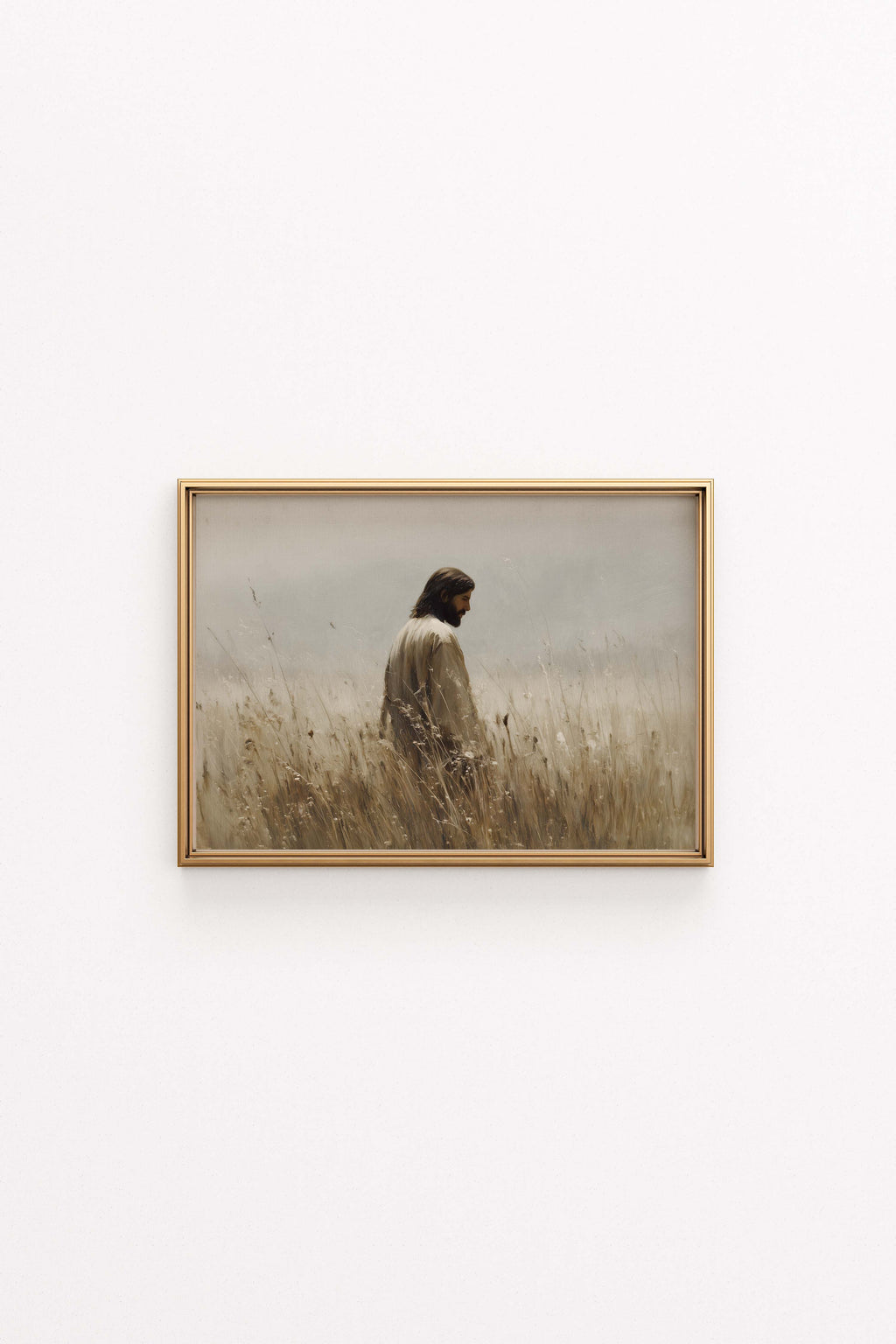 He Walks With Me — Christian Art Print