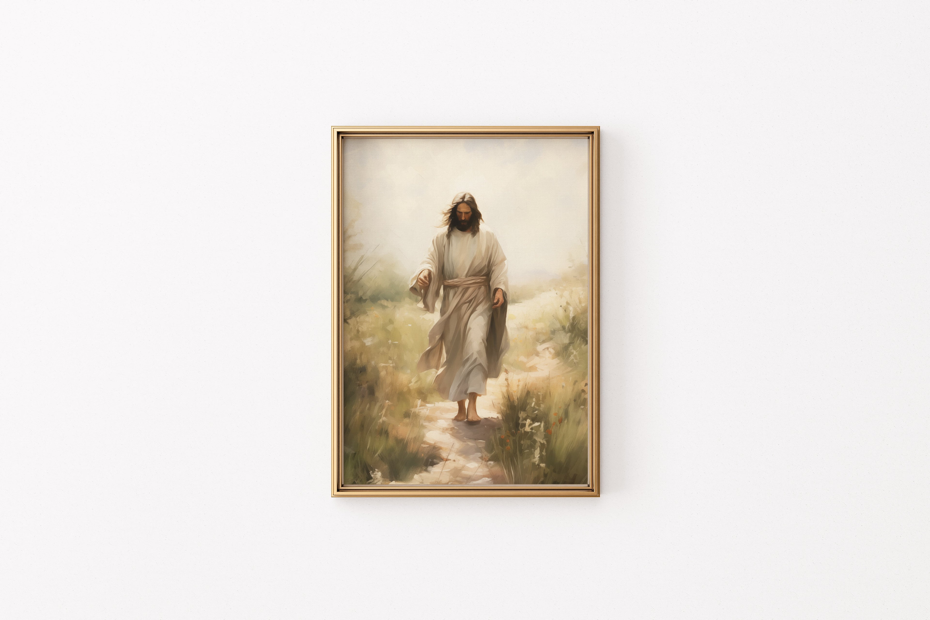I Am the Way— Artwork of Jesus Walking Down a Path