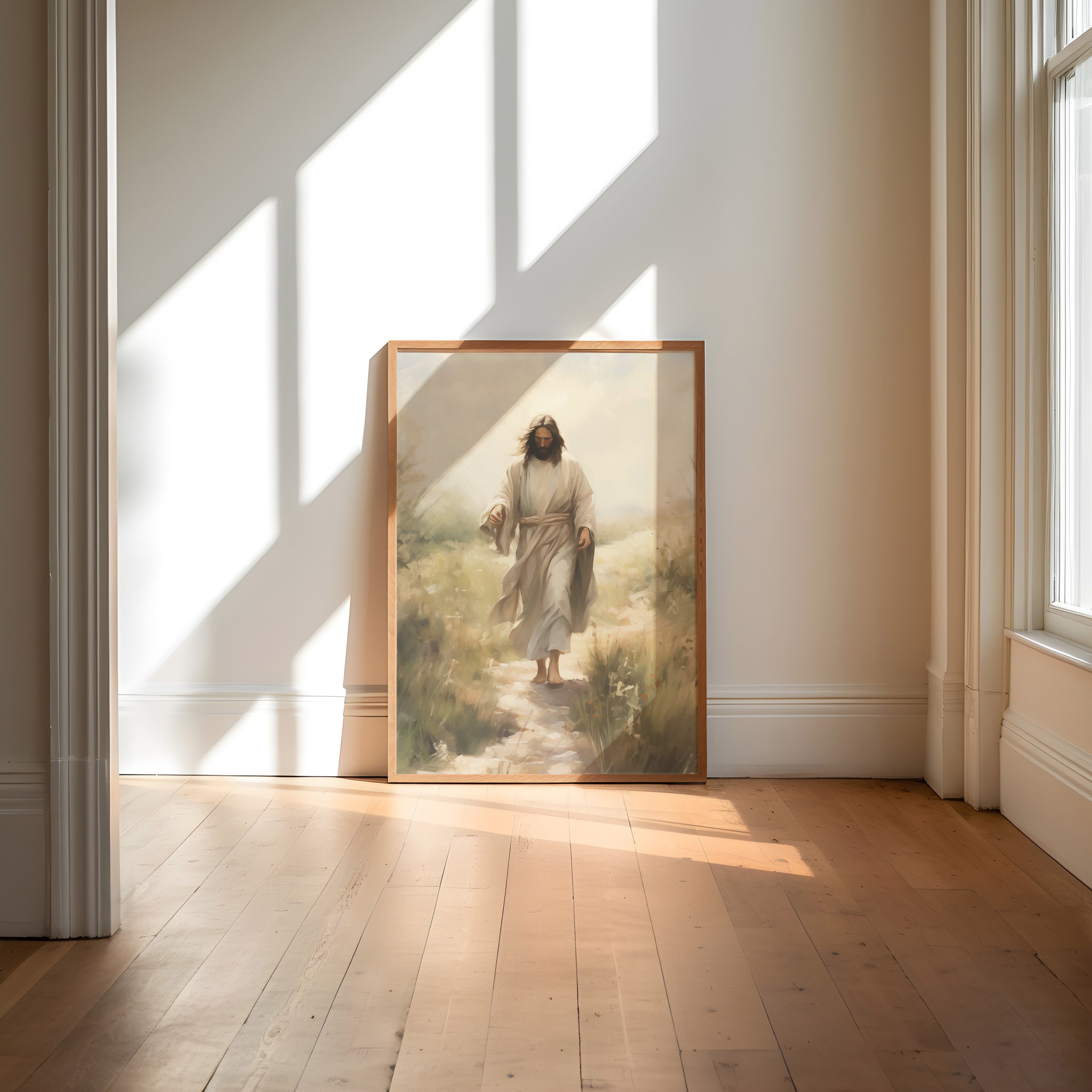 I Am the Way— Artwork of Jesus Walking Down a Path