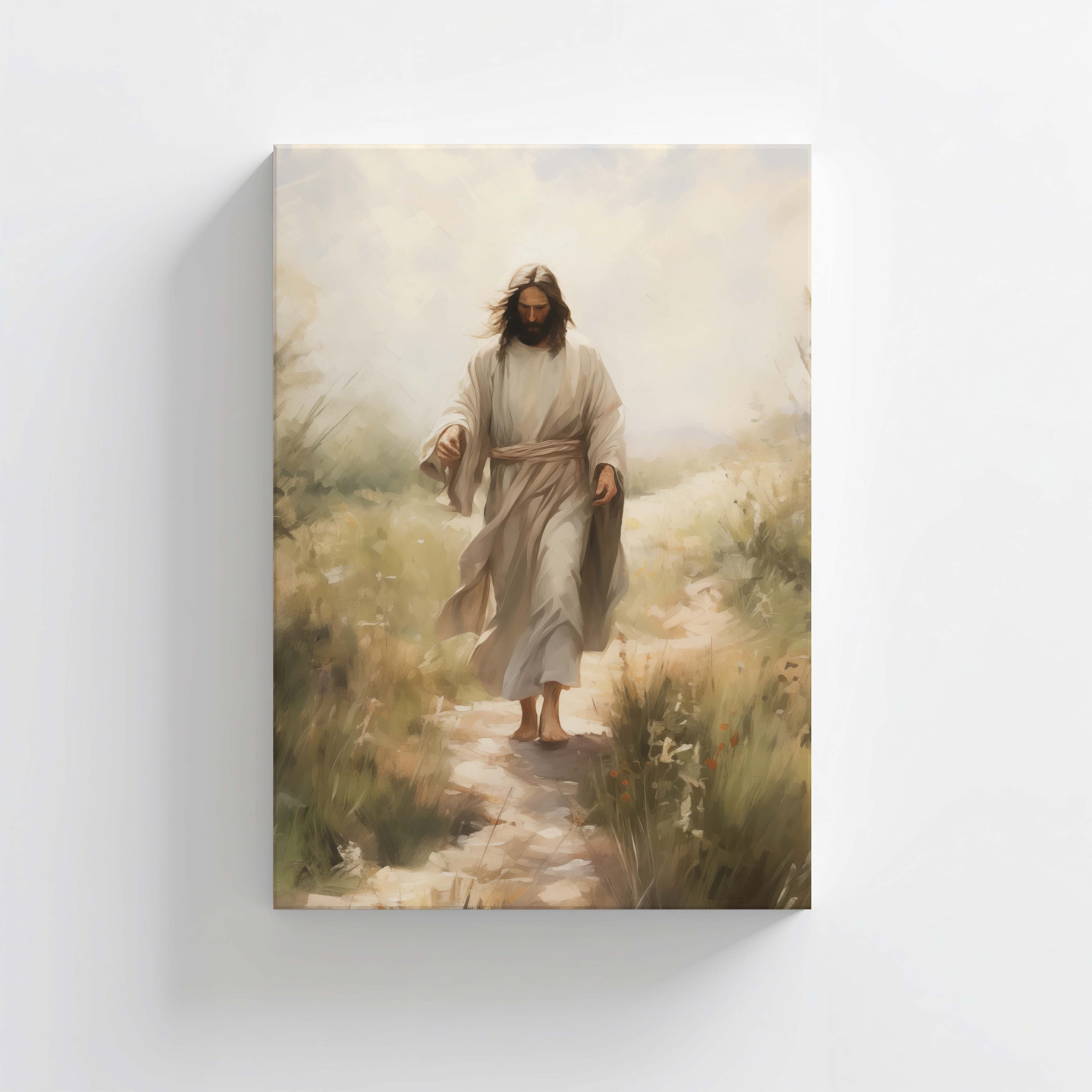 I Am the Way— Artwork of Jesus Walking Down a Path