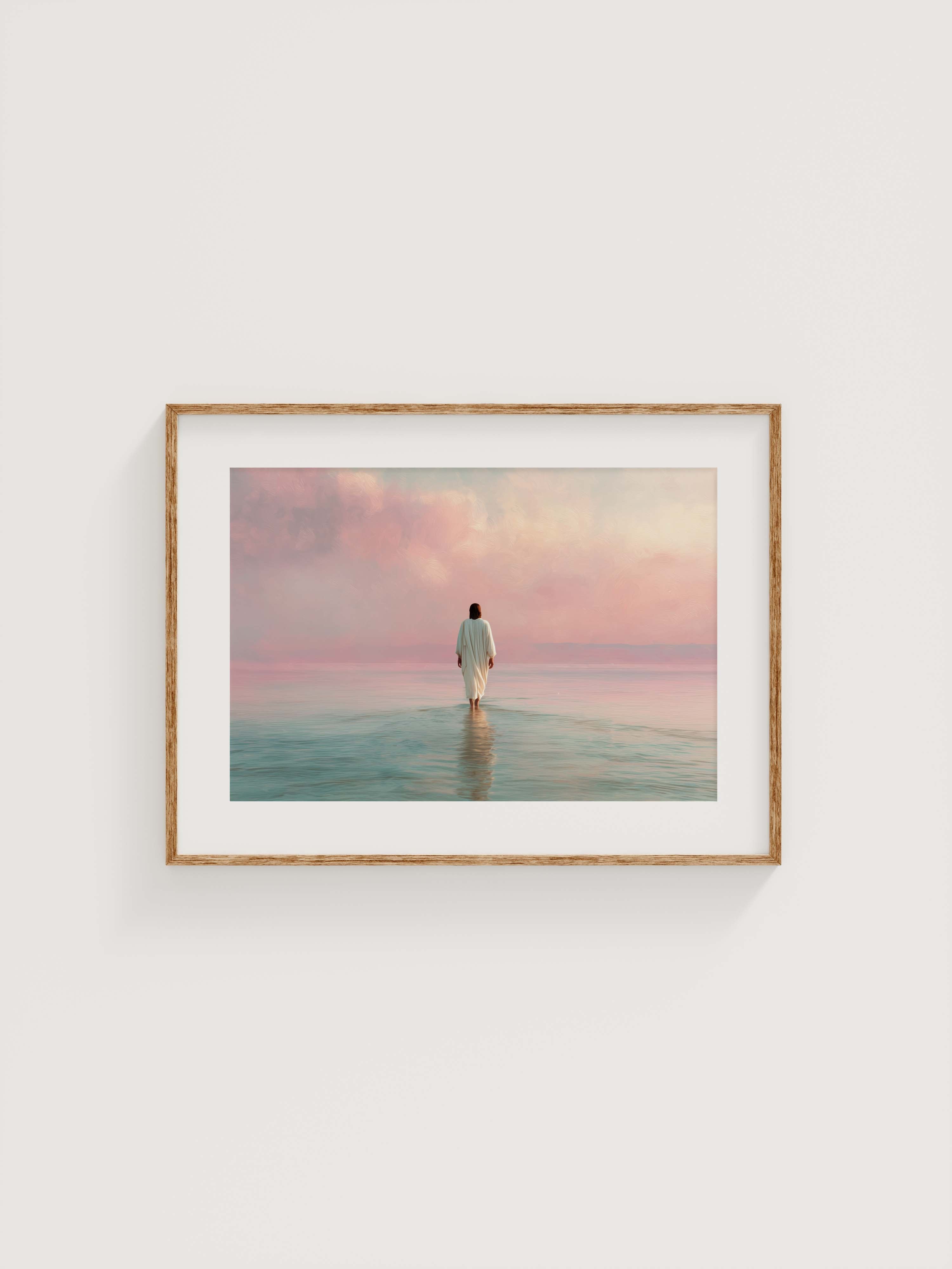 Peace Be Still-Jesus Christ-Savior Artwork