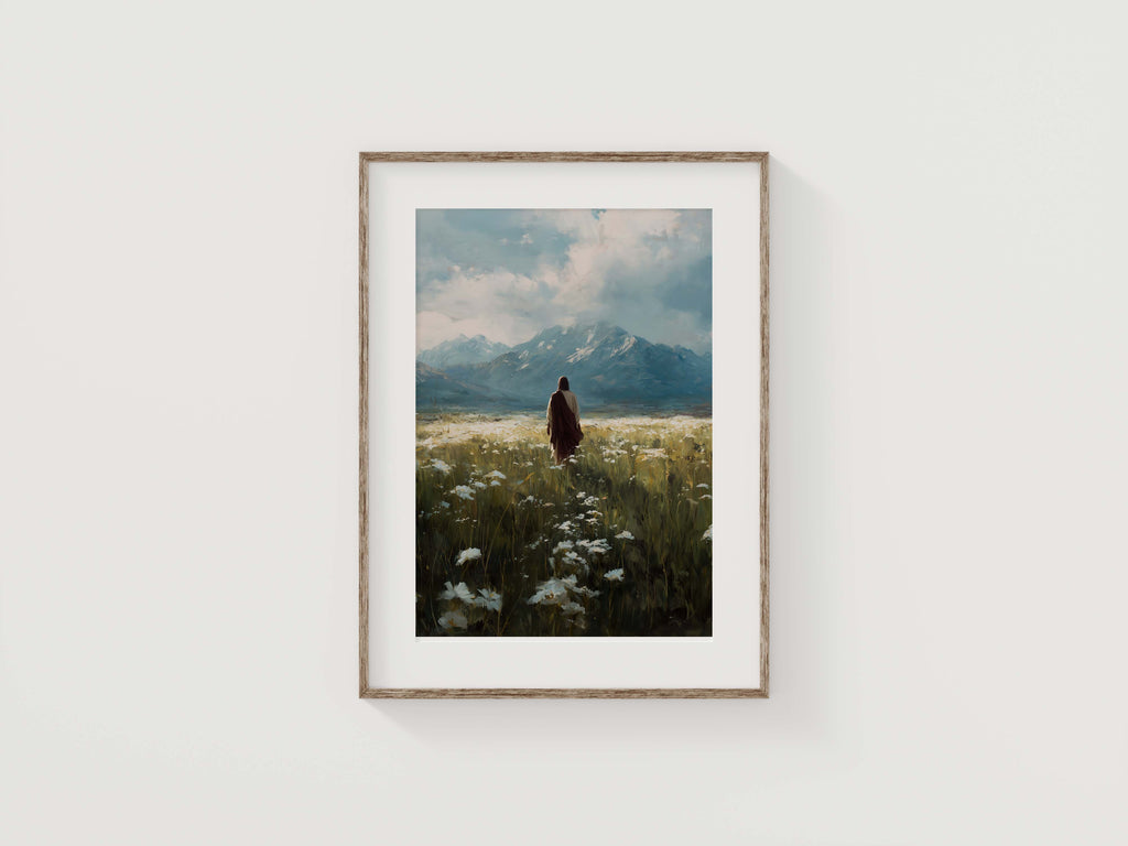 Beautiful Upon the Mountains-Jesus Christ-Savior-artwork