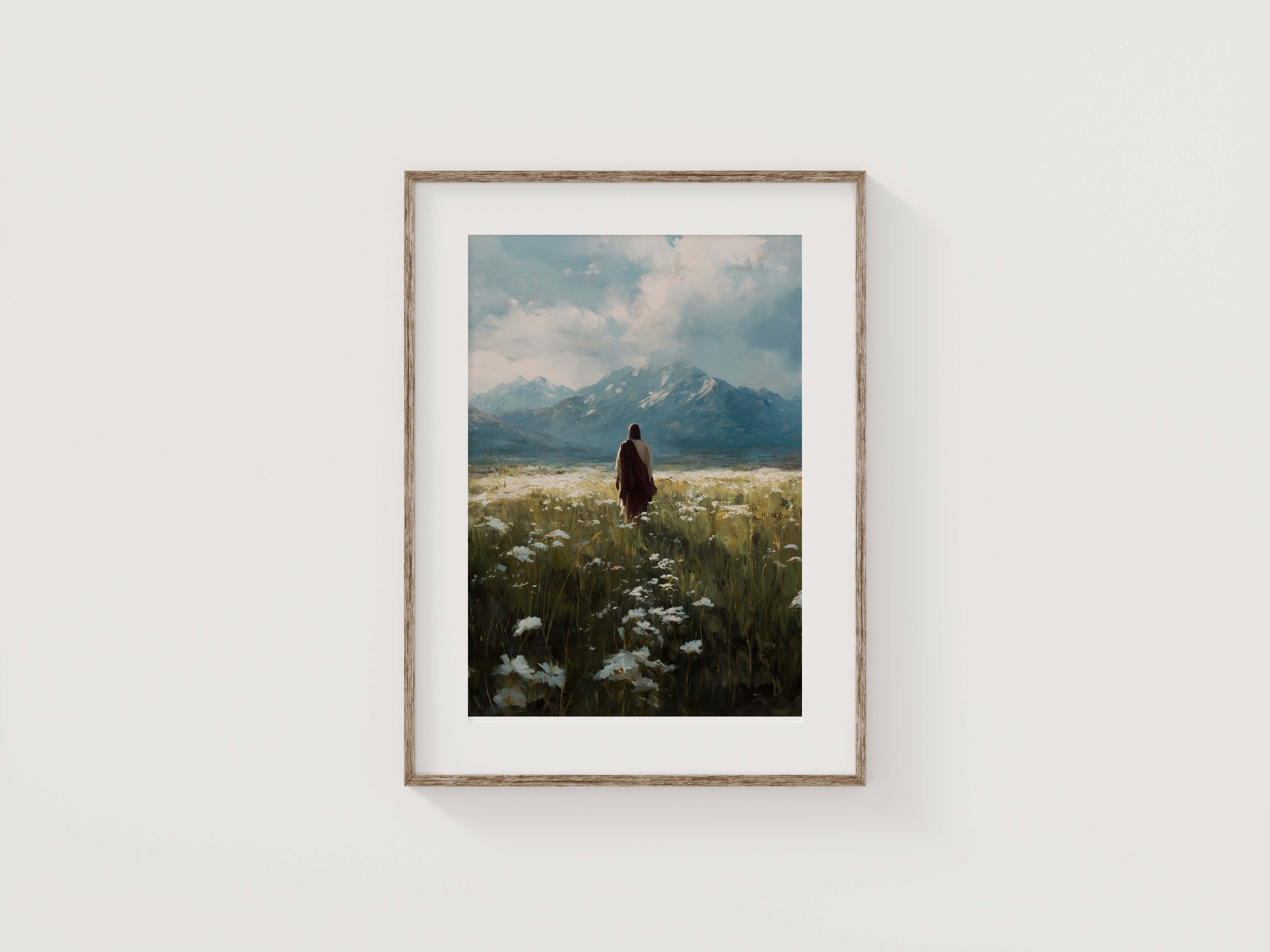 Beautiful Upon the Mountains-Jesus Christ-Savior-artwork