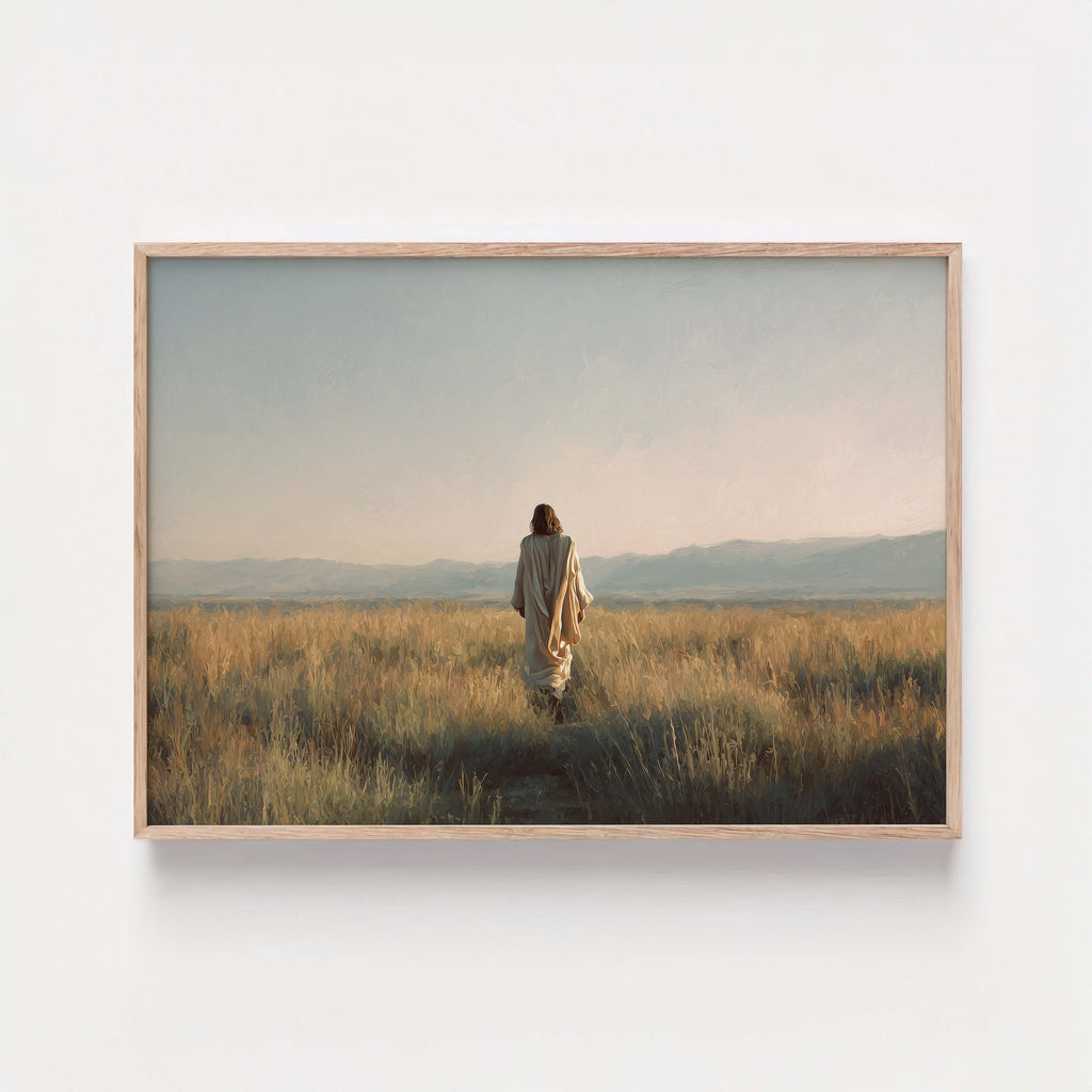 I Will Walk With You — Christian Art Print