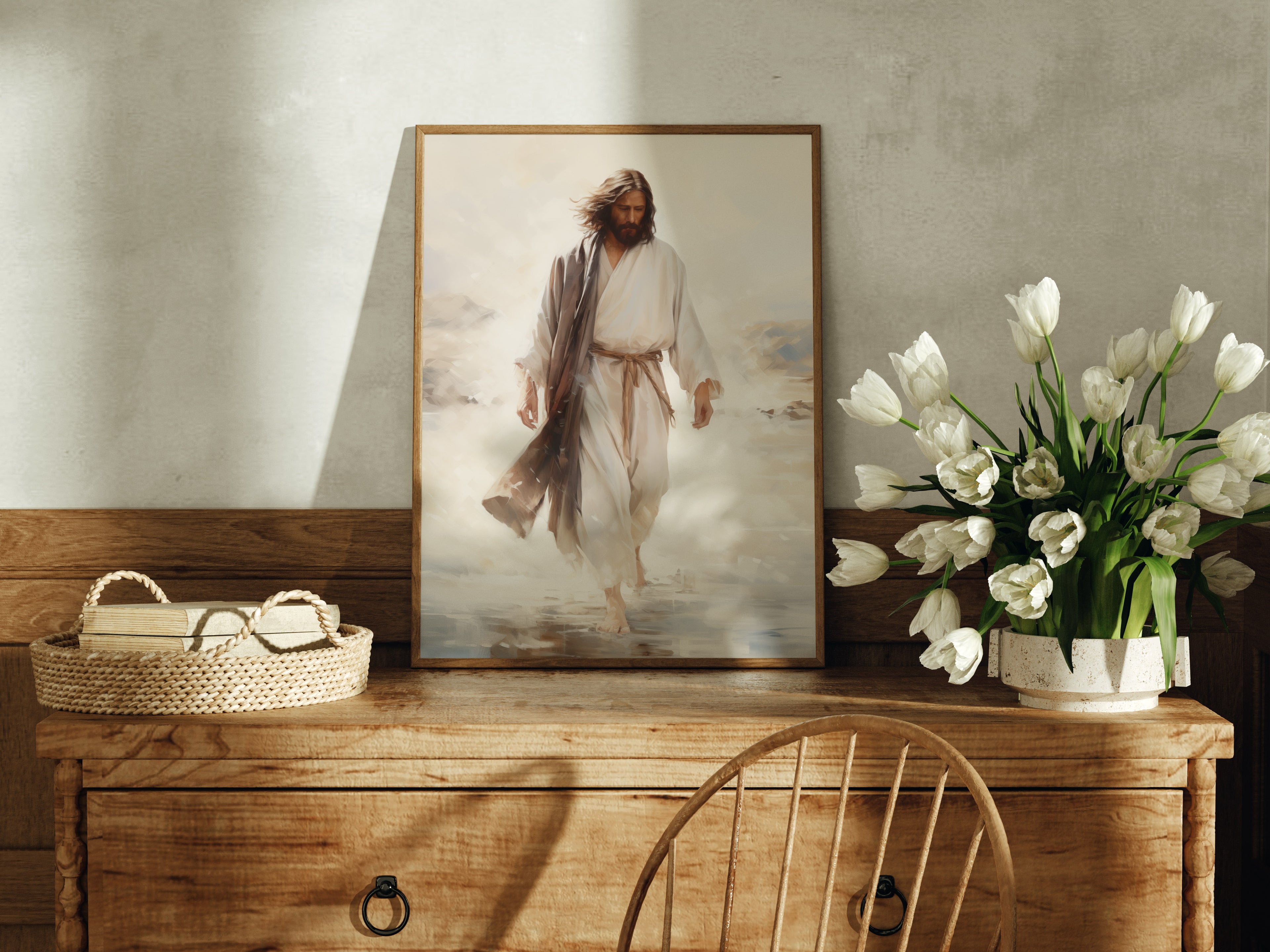 Be Not Afraid — Jesus Walking on the Water Art Print