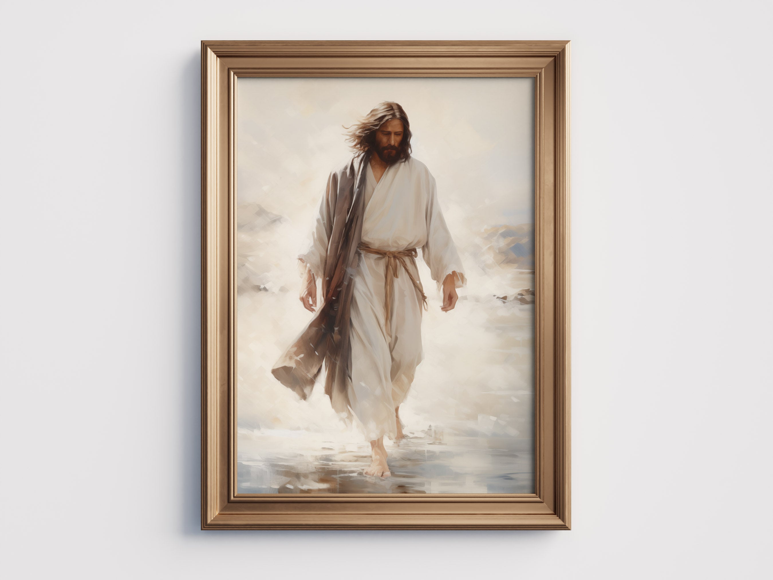 Be Not Afraid — Jesus Walking on the Water Art Print