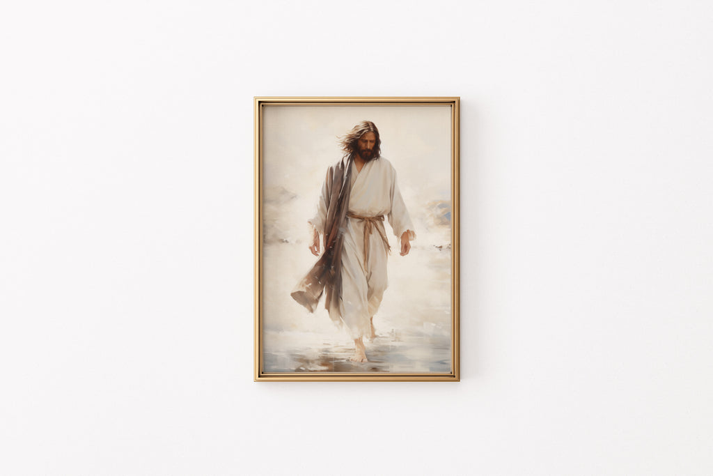 Be Not Afraid — Jesus Walking on the Water Art Print