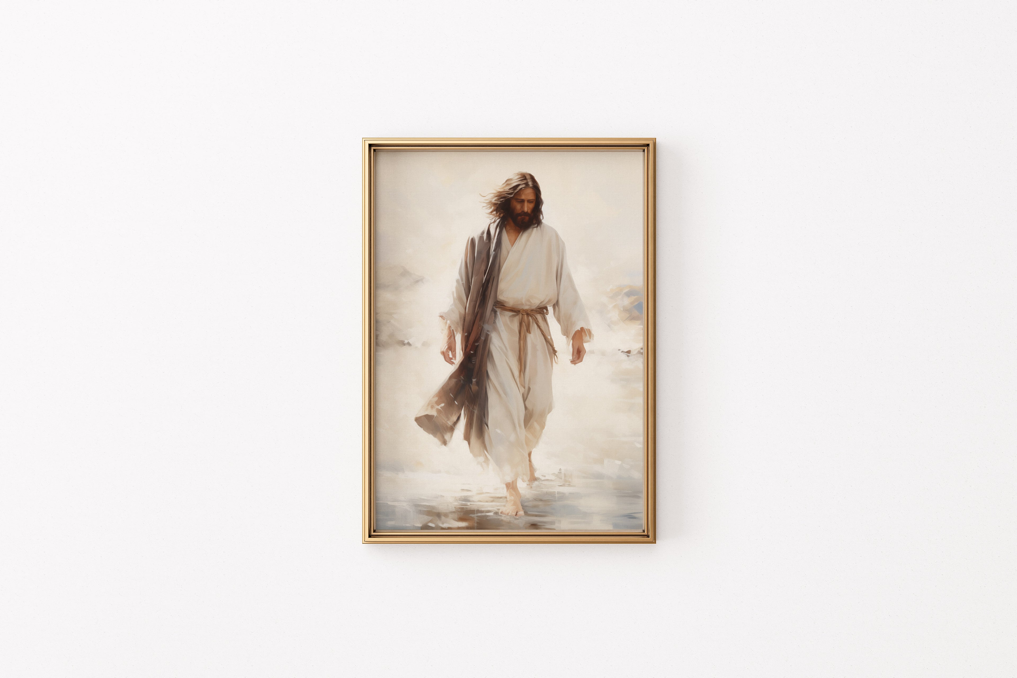Be Not Afraid — Jesus Walking on the Water Art Print