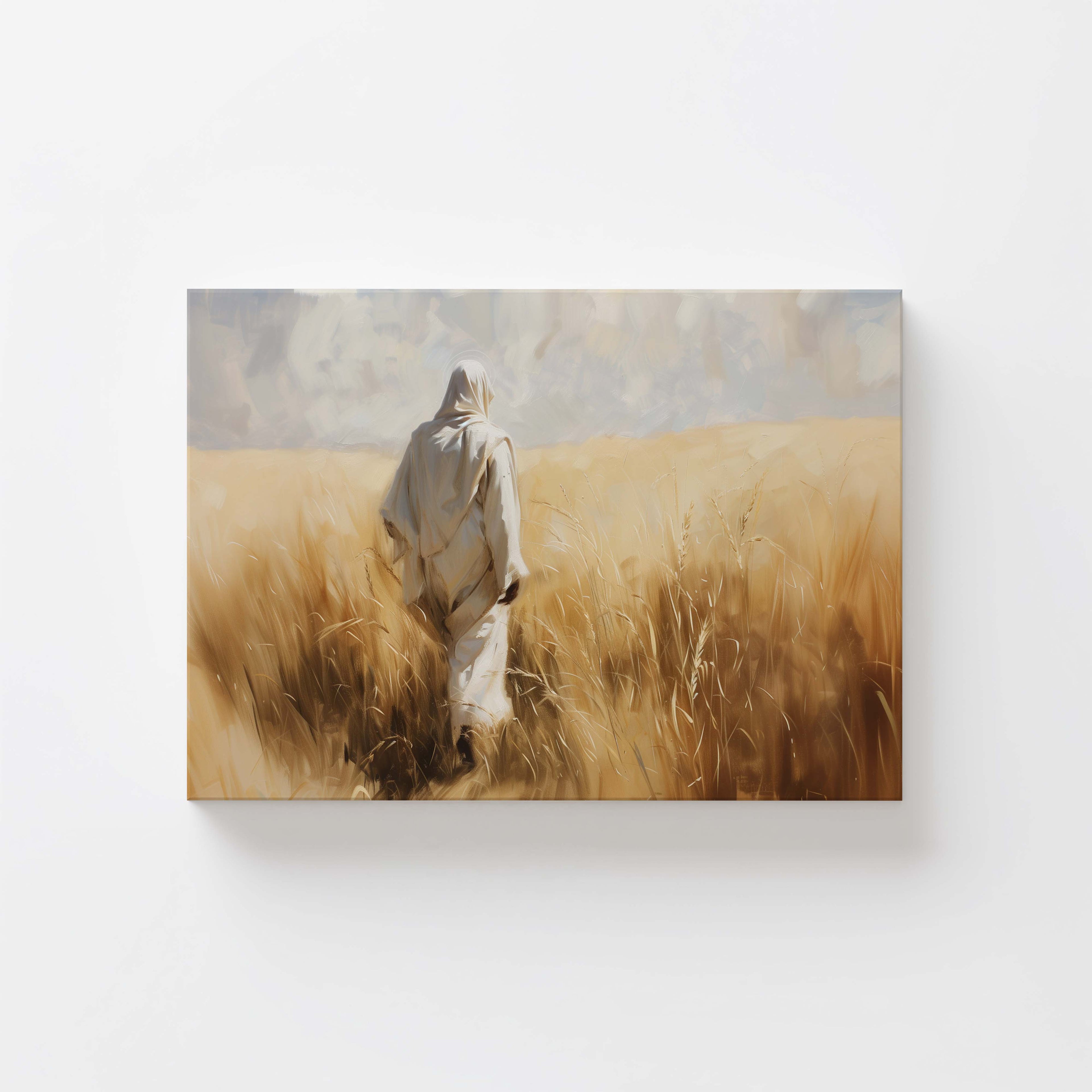 Gathered Unto Him-Jesus Christ-Savior Artwork