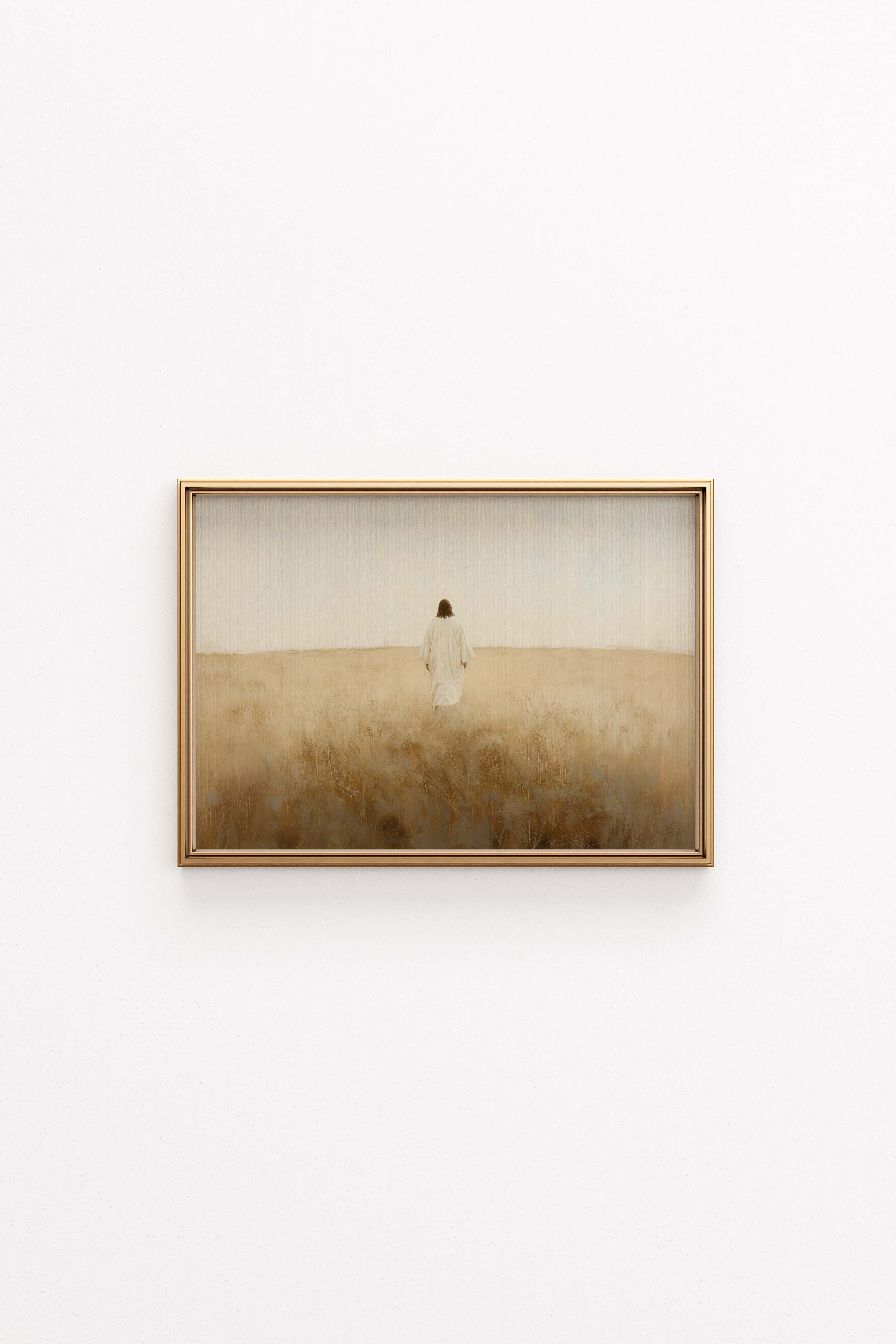 He Maketh the Fields to Grow-Jesus Christ-Savior Artwork