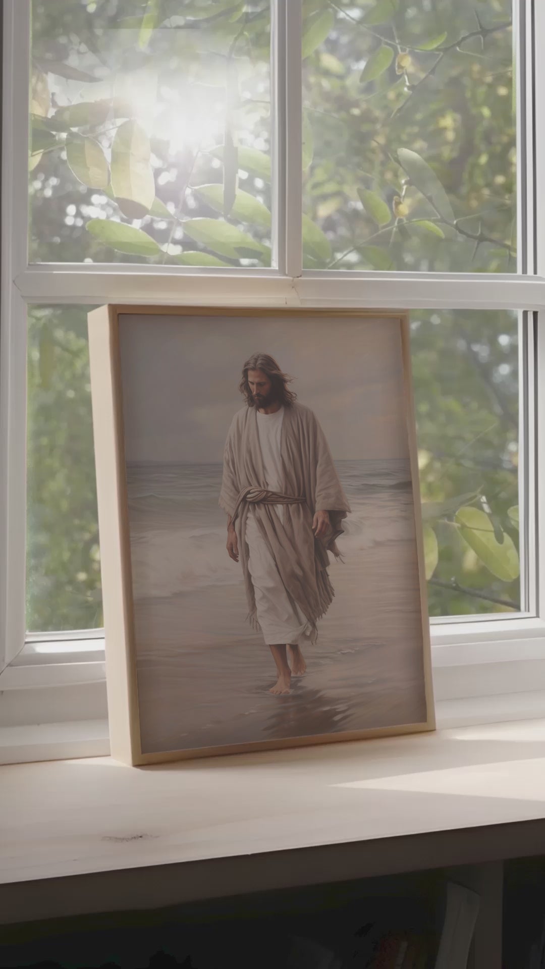 Calm in the Storm-Jesus Christ-Savior Artwork